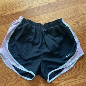 Black and pink Nike dry fit shorts